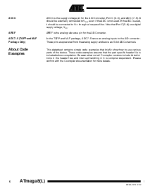 浏览型号ATMEGA8的Datasheet PDF文件第6页