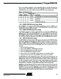 浏览型号ATmega48-20AI的Datasheet PDF文件第19页