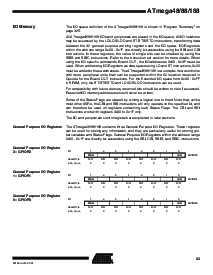 浏览型号ATmega48V-10MI的Datasheet PDF文件第23页