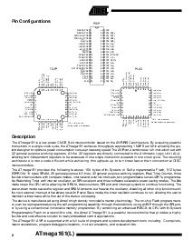 浏览型号ATMEGA161的Datasheet PDF文件第2页