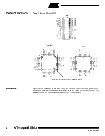浏览型号ATmega8535-16PI的Datasheet PDF文件第2页