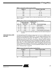 浏览型号ATmega16L-8PC的Datasheet PDF文件第27页