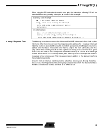 浏览型号ATmega32L-8AC的Datasheet PDF文件第13页