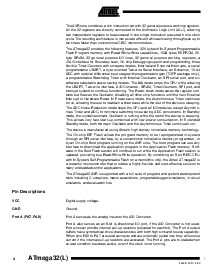 浏览型号ATmega32L-8AC的Datasheet PDF文件第4页