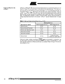 浏览型号ATtiny12-8SC的Datasheet PDF文件第18页