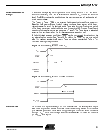 浏览型号ATtiny12-8SC的Datasheet PDF文件第21页