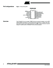 浏览型号ATTINY2313-20SJ的Datasheet PDF文件第2页