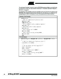 浏览型号ATTINY2313V-10PI的Datasheet PDF文件第18页
