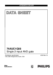 浏览型号74AUC1G08GW的Datasheet PDF文件第1页