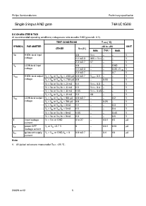 浏览型号74AUC1G08GW的Datasheet PDF文件第5页