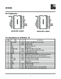 浏览型号AV9155-02M20的Datasheet PDF文件第4页