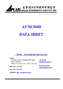 浏览型号AVM1504D的Datasheet PDF文件第1页