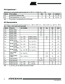 浏览型号AT24C32AW-10SI-2.7的Datasheet PDF文件第4页