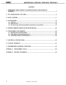 浏览型号UPD78F4218AYGF-3BA的Datasheet PDF文件第6页