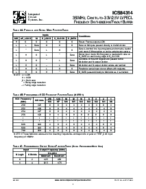 浏览型号ICS84314AYLFT的Datasheet PDF文件第4页