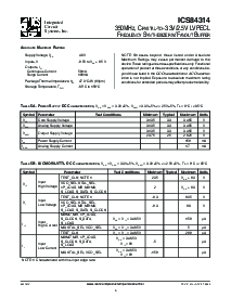 浏览型号ICS84314AYLFT的Datasheet PDF文件第5页