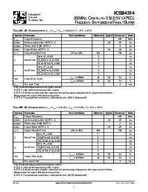 浏览型号ICS84314AYLFT的Datasheet PDF文件第7页