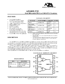 浏览型号AZ100ELT23DG的Datasheet PDF文件第1页