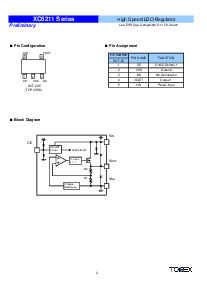 浏览型号XC6211B02ML的Datasheet PDF文件第2页