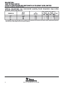 浏览型号SN74CB3T3384PWR的Datasheet PDF文件第6页