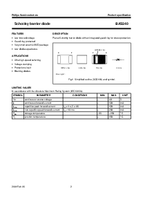 浏览型号BAS240的Datasheet PDF文件第2页