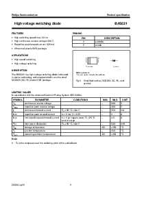 浏览型号BAS521的Datasheet PDF文件第2页