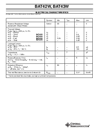 浏览型号BAT42W的Datasheet PDF文件第2页