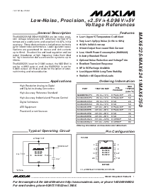 浏览型号MAX6225BCSA的Datasheet PDF文件第1页