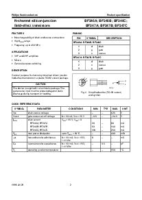 浏览型号BF246A的Datasheet PDF文件第2页