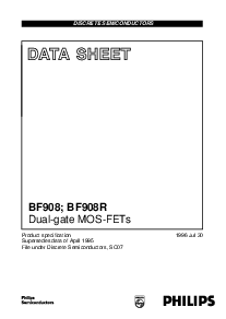 浏览型号BF908的Datasheet PDF文件第1页