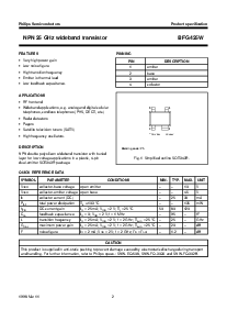 浏览型号BFG425W的Datasheet PDF文件第2页