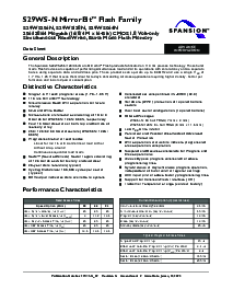 浏览型号S29WS256N0LBFI012的Datasheet PDF文件第3页