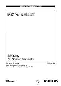 浏览型号BFQ225的Datasheet PDF文件第1页