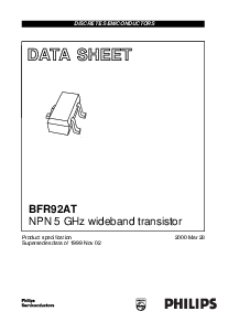 浏览型号BFR92AT的Datasheet PDF文件第1页