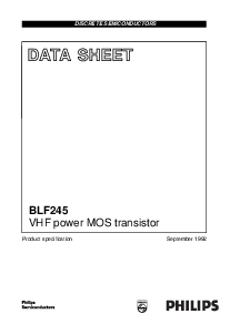 浏览型号BLF245的Datasheet PDF文件第1页