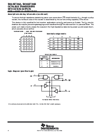 浏览型号SN74ABT245BNSR的Datasheet PDF文件第2页