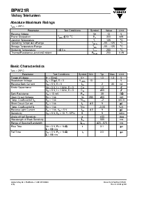 浏览型号BPW21R的Datasheet PDF文件第2页