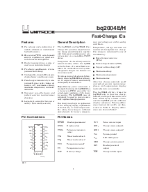 浏览型号BQ2004E的Datasheet PDF文件第1页