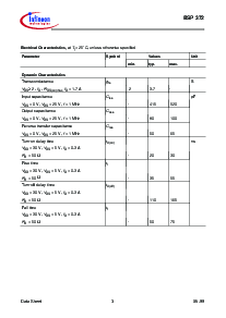 浏览型号BSP372的Datasheet PDF文件第3页