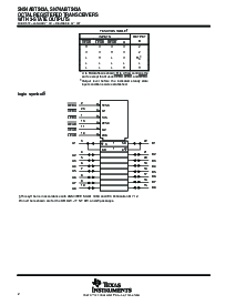 浏览型号SN74ABT543ADWR的Datasheet PDF文件第2页