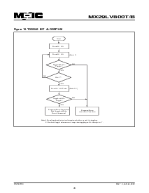 浏览型号MX29LV800BTI-70R的Datasheet PDF文件第43页