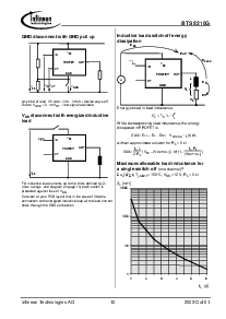 浏览型号BTS5210G的Datasheet PDF文件第10页