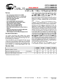 浏览型号CY7C1380BV25的Datasheet PDF文件第1页