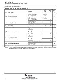 浏览型号SN74LVC1G00DBVRE4的Datasheet PDF文件第4页