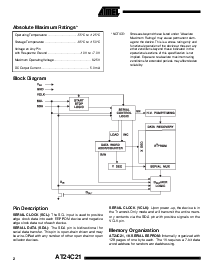 浏览型号AT24C21-10SI-2.5的Datasheet PDF文件第2页