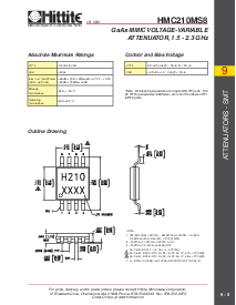 浏览型号HMC210MS8的Datasheet PDF文件第4页