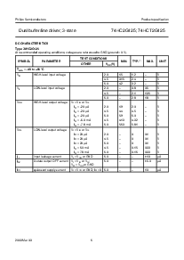 浏览型号74HC2G125DC的Datasheet PDF文件第6页