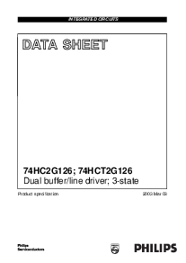 浏览型号74HC2G126DP的Datasheet PDF文件第1页