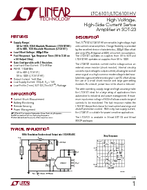 浏览型号LTC6101ACMS8的Datasheet PDF文件第1页