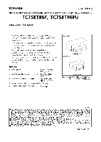 浏览型号TC7SET86FU的Datasheet PDF文件第1页